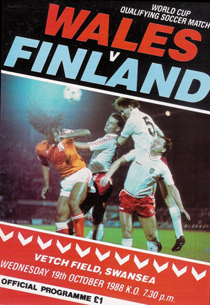 Wales v Finland: 19 October, 1988