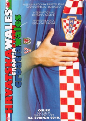 Croatia v Wales: 23 May 2010