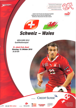 Switzerland v Wales: 12 October 2010