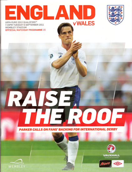England v Wales: 6 September 2011