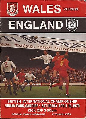 Wales v England: 18 April, 1970