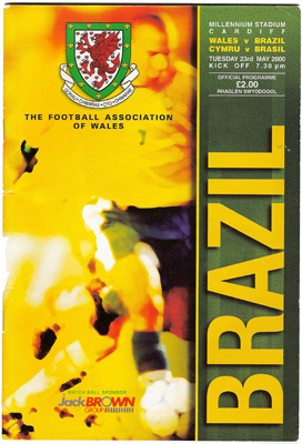 Wales v Brazil: 25 May 2000
