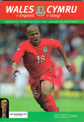 Wales v England: 3 September 2005