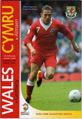 Wales v Germany: 08 September 2007