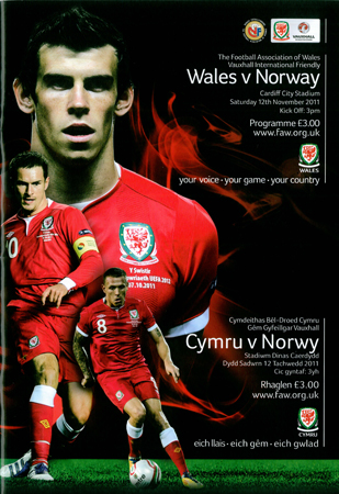 Wales v Norway: 12 November 2011