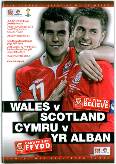 Wales v Scotland: 12 October 2012